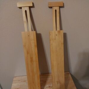 2 Wooden drawer dividers